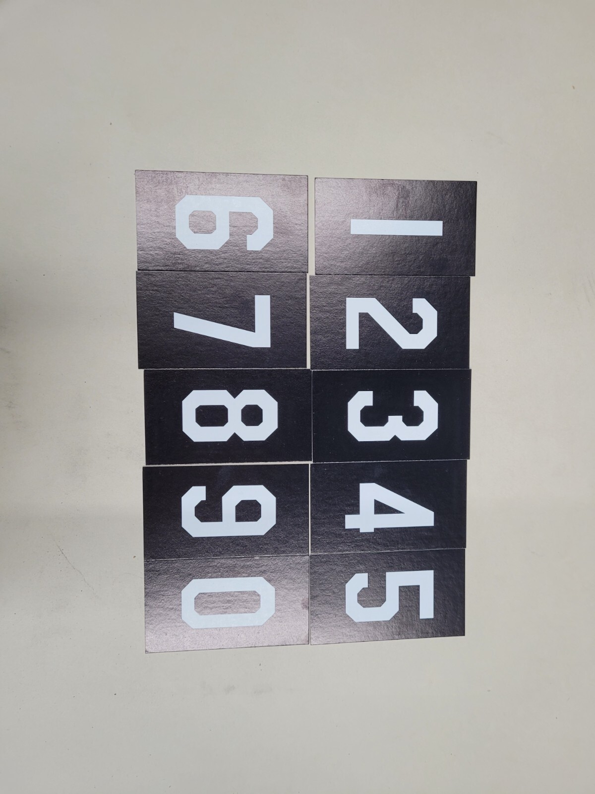 Hymn Board Numbers – 2in x 3.5in