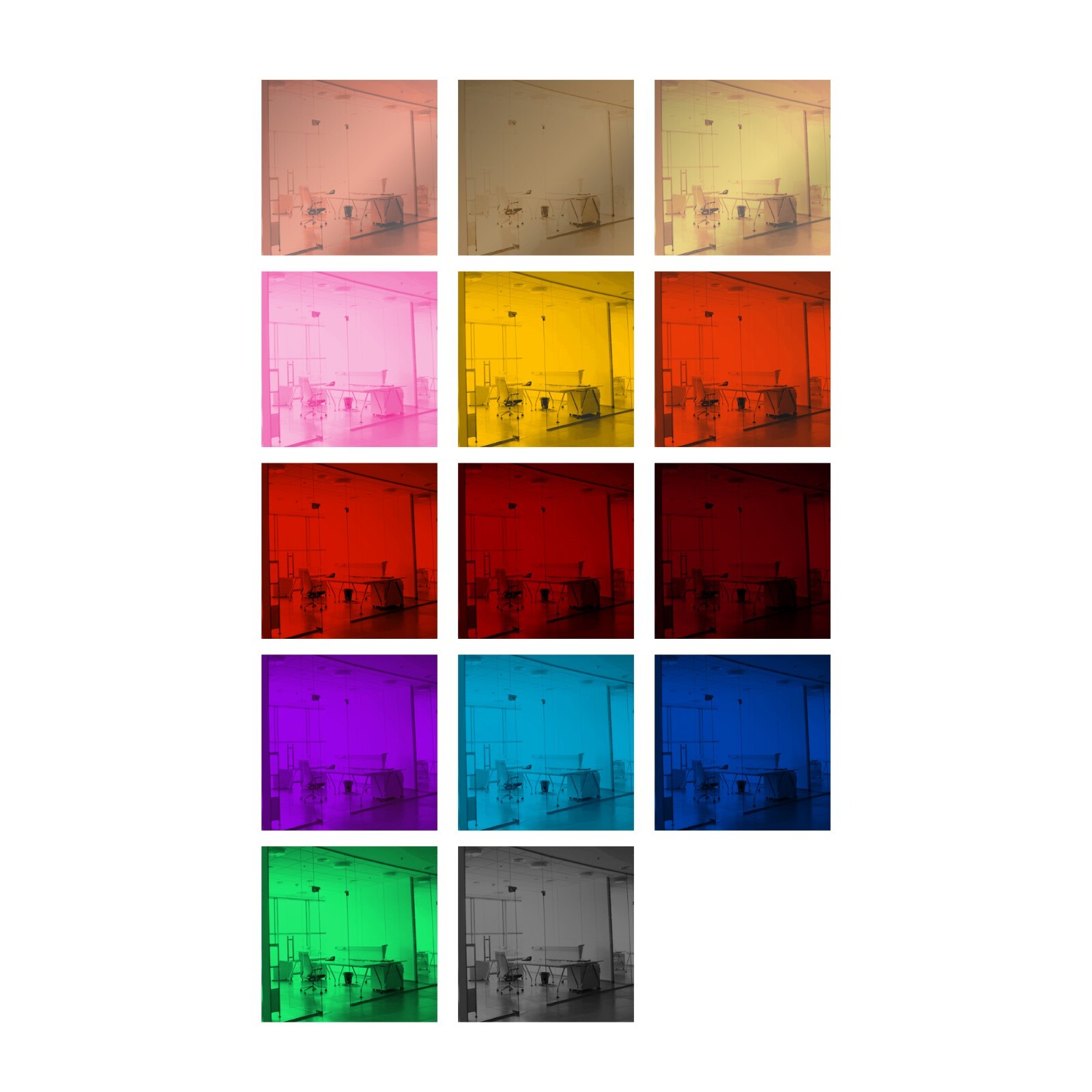 25 Pack 1&Prime; Square Colored Mirror Acrylic Pieces for Arts and Crafts