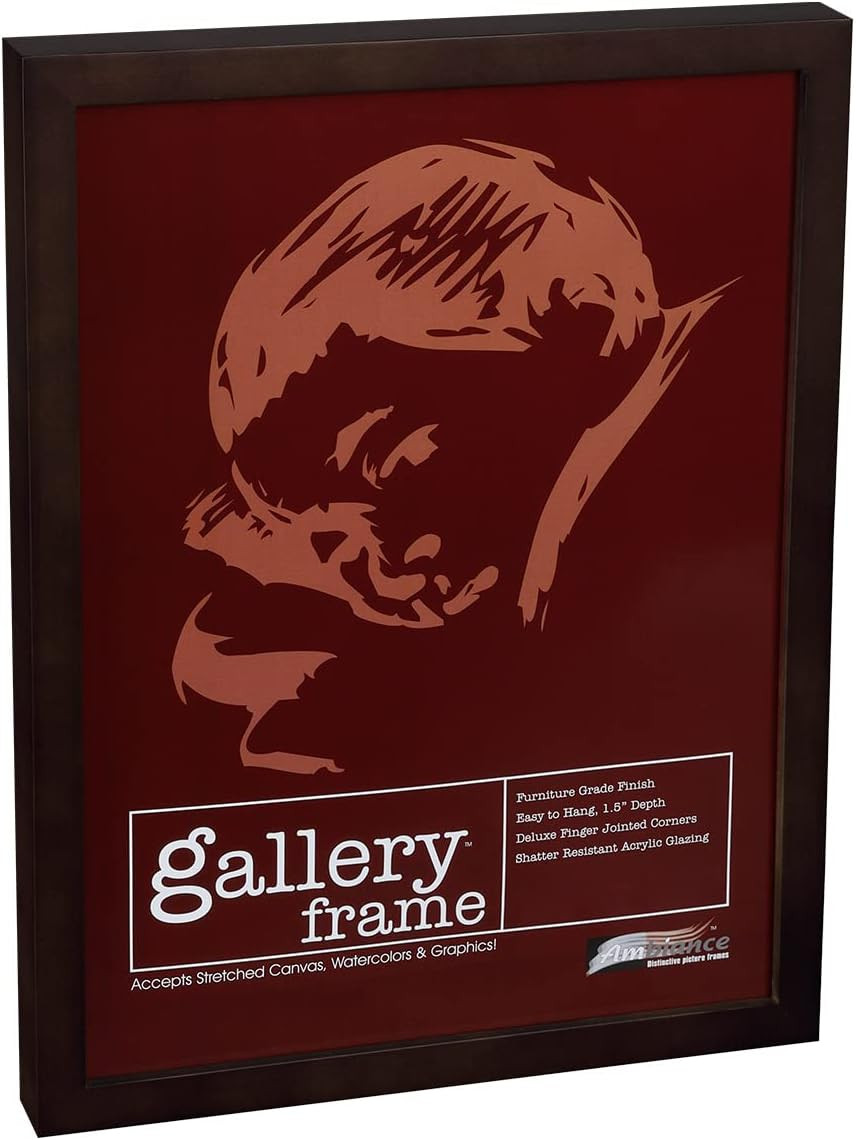 Espresso 11×17 Picture Frames – 1.5&Prime; Deep, Vertical or Horizontal Display
