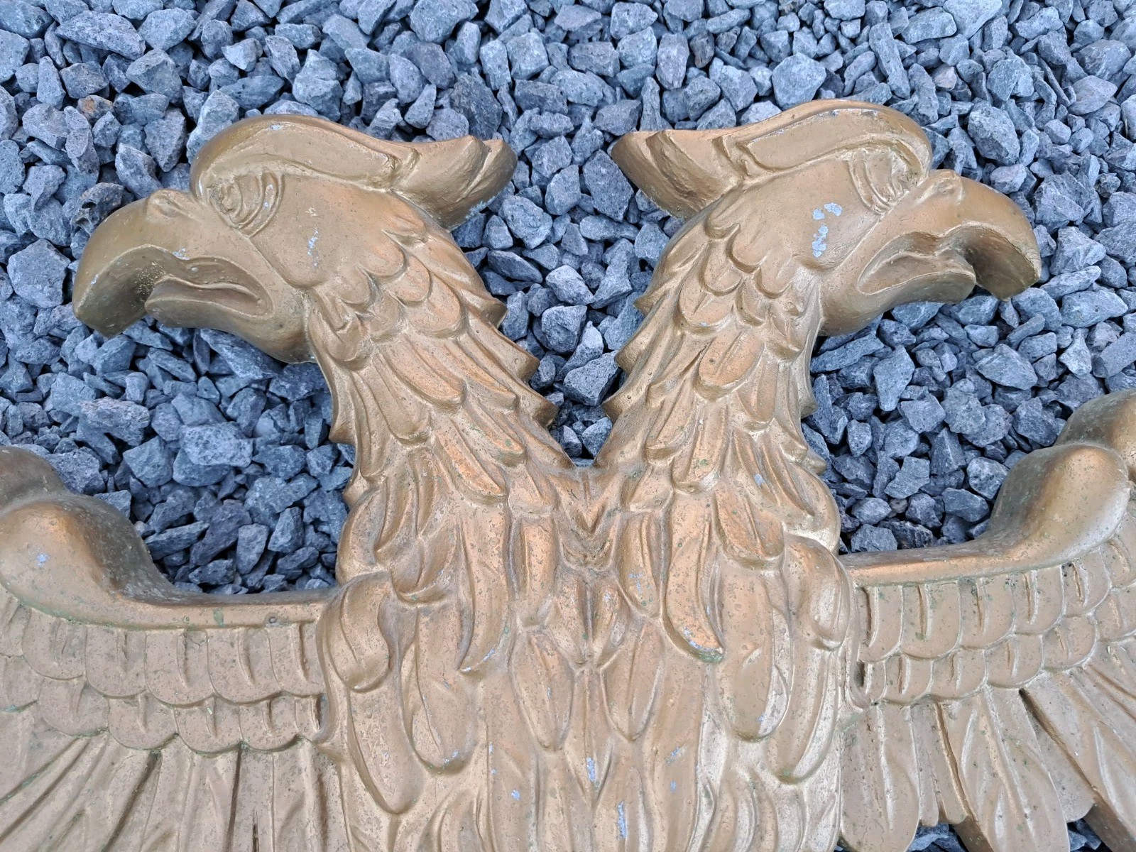Vintage Double Eagle Aluminum Wall Decor 43&Prime;x24&Prime; Heavy Item See Photos