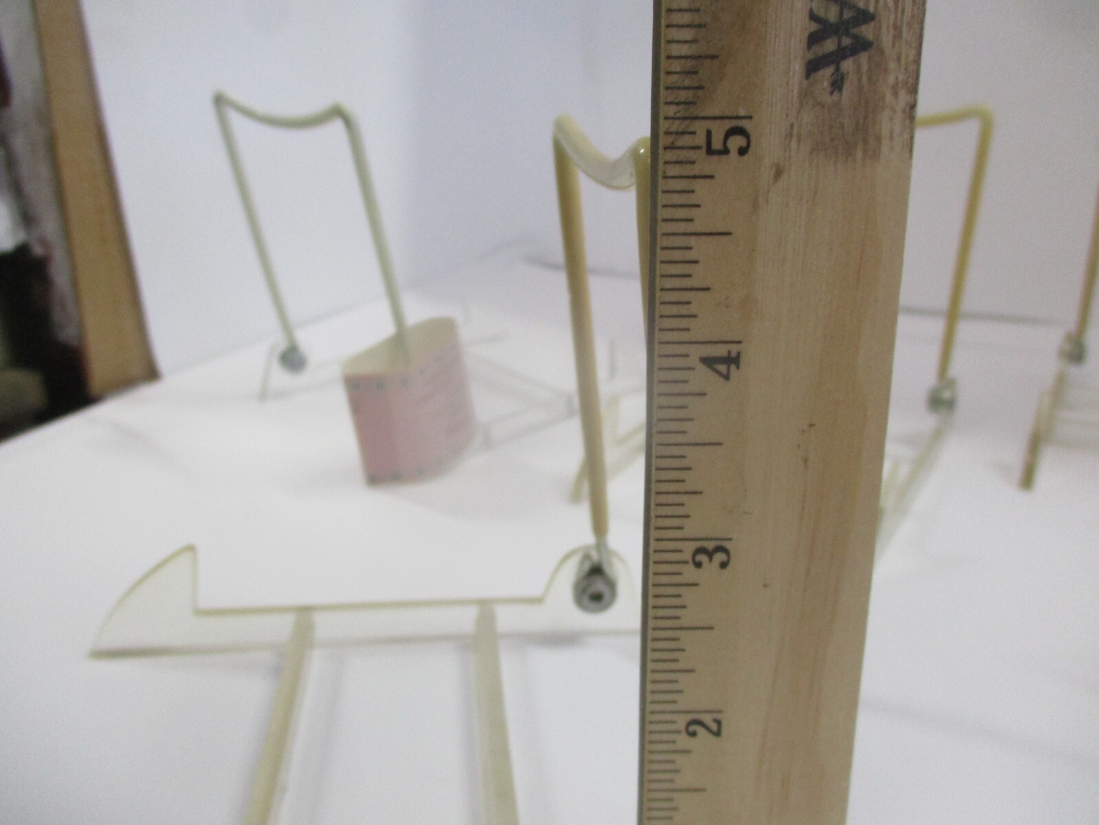 5 Vintage Plastic and Metal Folding Easel Displays