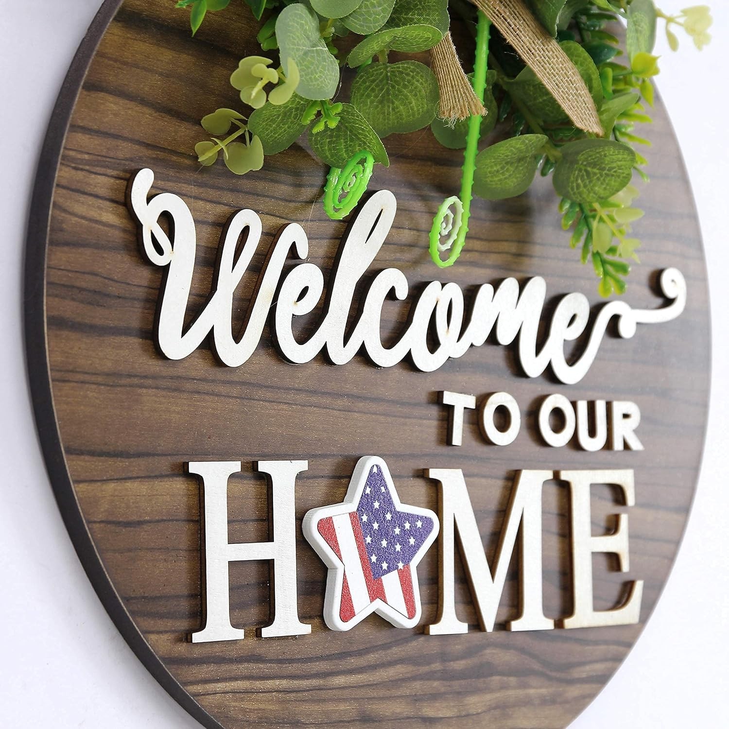 Beautiful 12 » Interchangeable Wood Wreath – Perfect for Seasonal Greetings