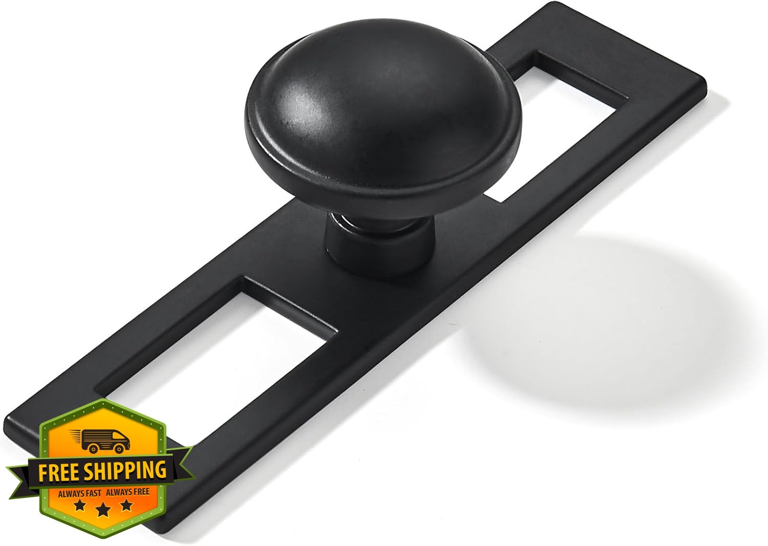 khtumeware 1-1/4in Matte Black Cabinet Knobs 2 Pack