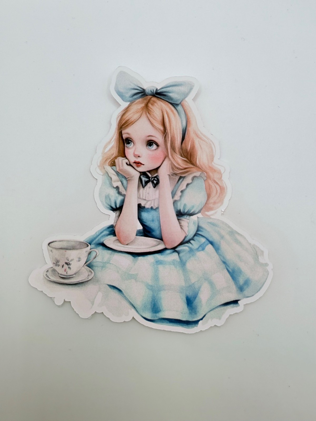 Brand New Alice in Wonderland Alice Sticker 3.75&Prime; by 3.5&Prime;