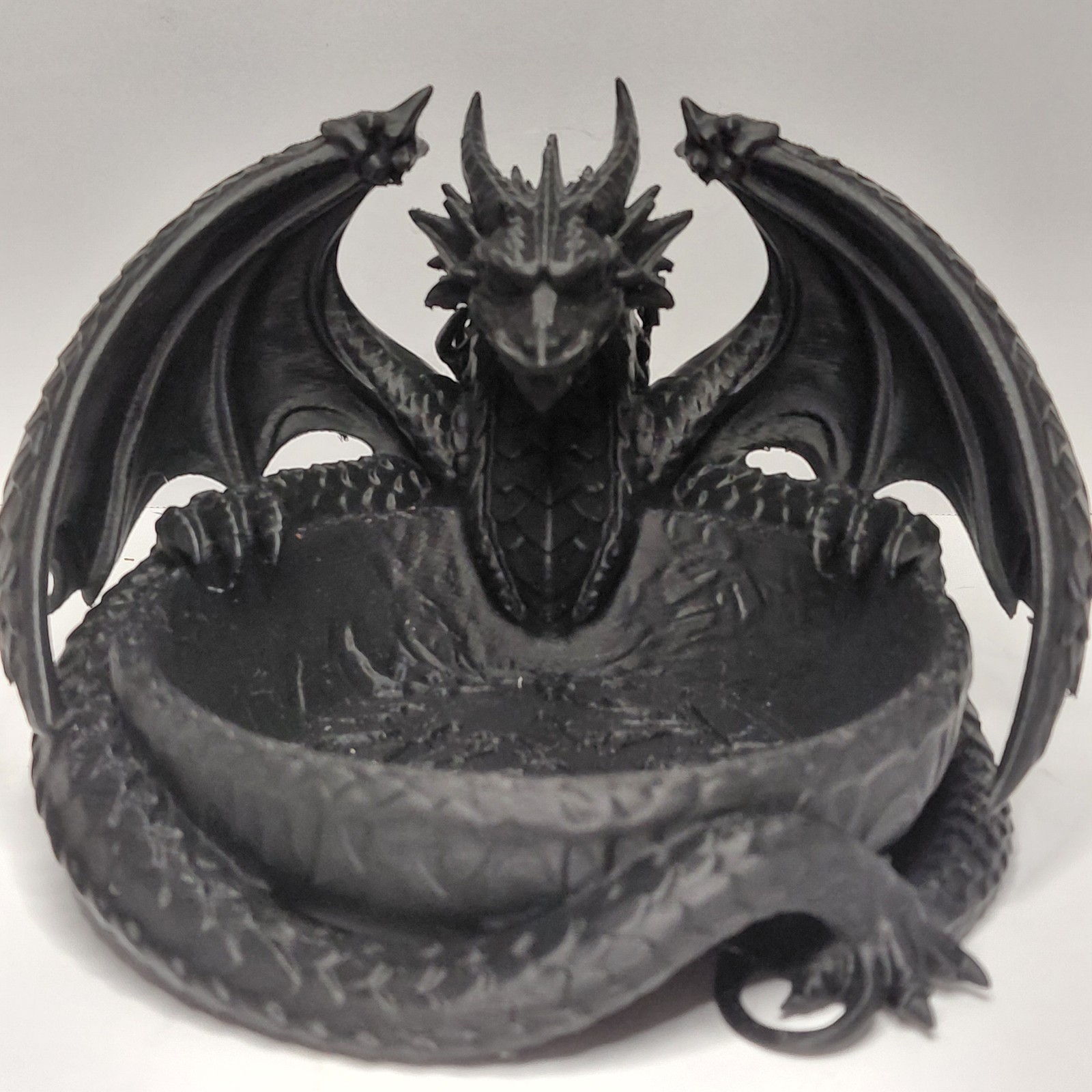 Key Bowl For Entryway Table 3D Printing Jewelry Organizer Dragon Figurine Holder