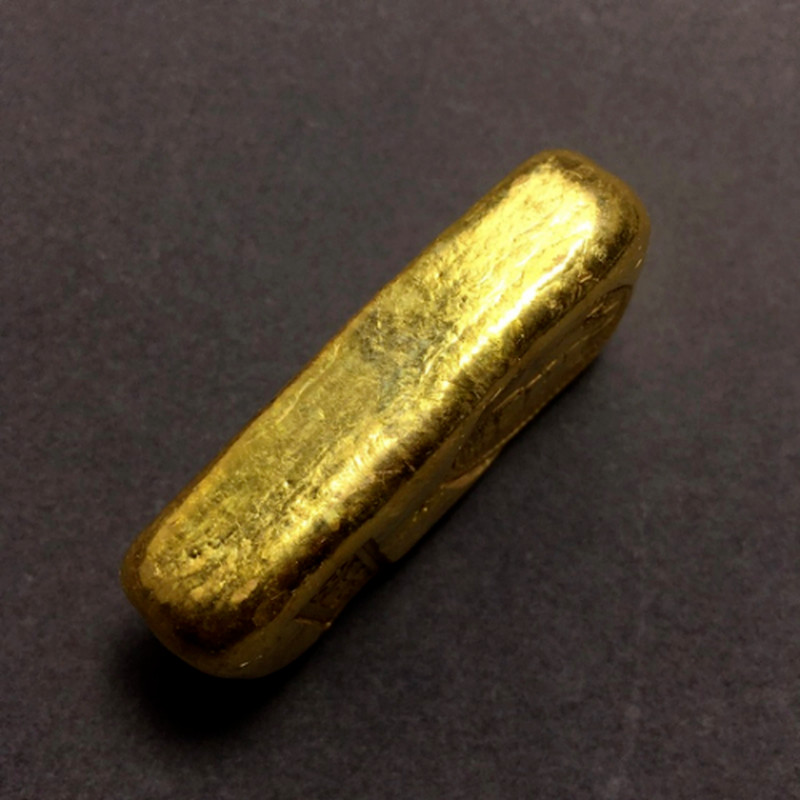 Chinese Golden Gold Brick « 利昌金钱 » 200G Rare Village Unique Fake Fine 999 Bullion