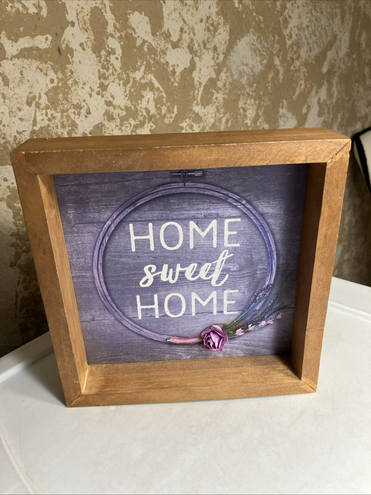 Home Sweet Home Wall Plaque Wooden
