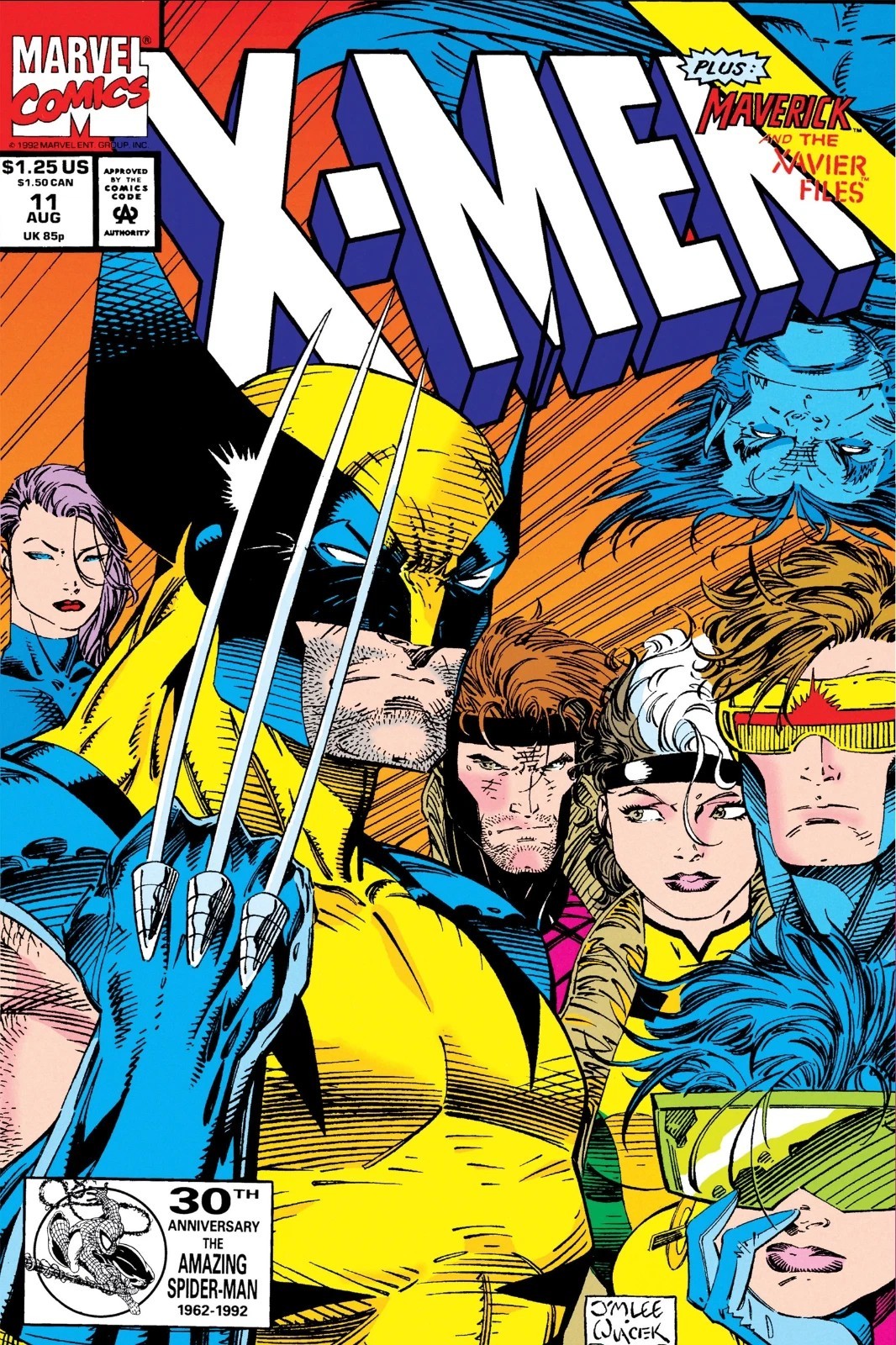 X-Men #11 Comic Book Wolverine Gambit Rogue Psylocke Poster print 16&Prime;x24&Prime;