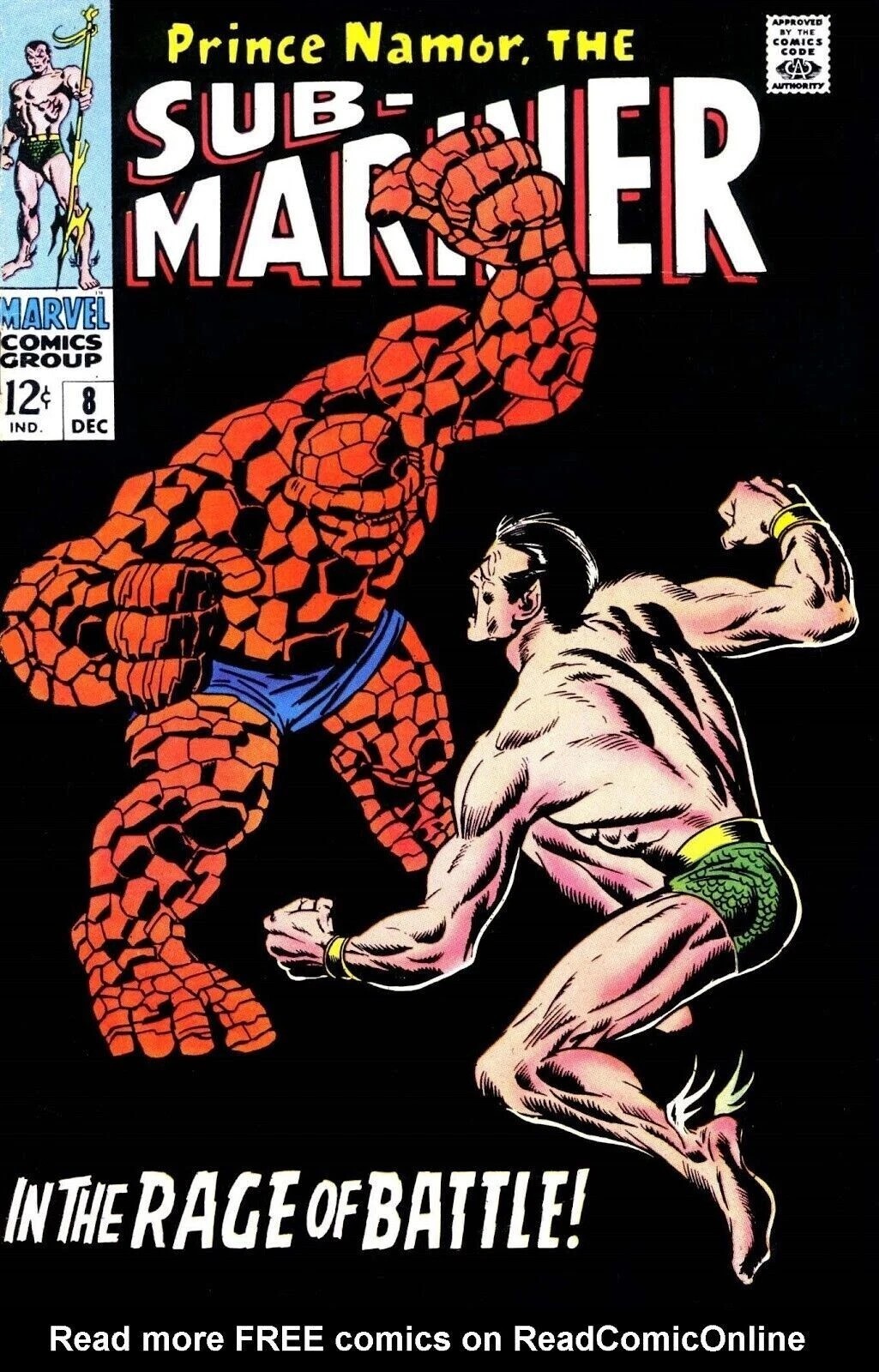 PRINCE NAMOR THE SUB-MARINER #8 COMIC BOOK COVER Poster print 11&Prime;x17&Prime;