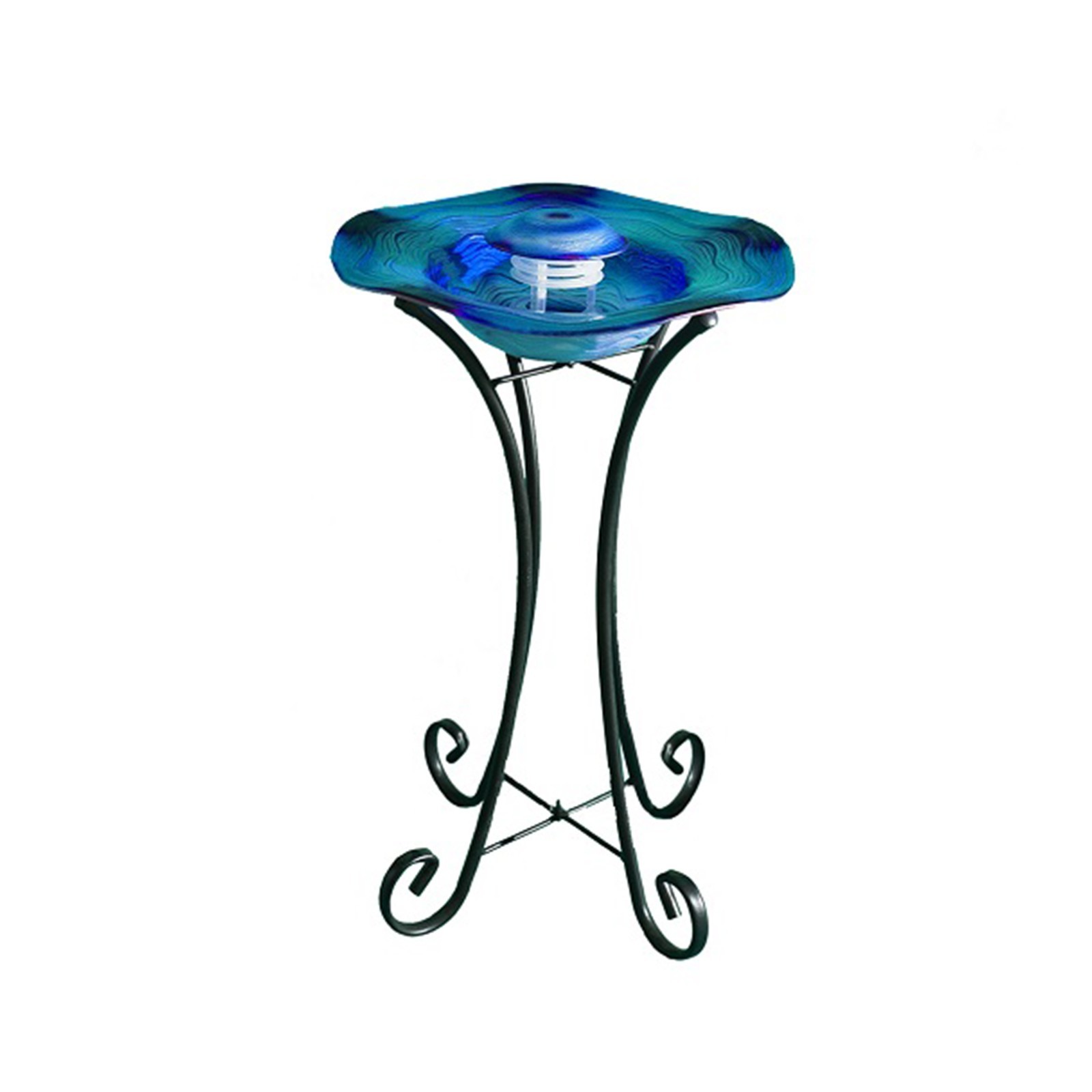 Xbrand Floor Mist Fountain, 27 inch Tall, Blue CA-FM102BL-1