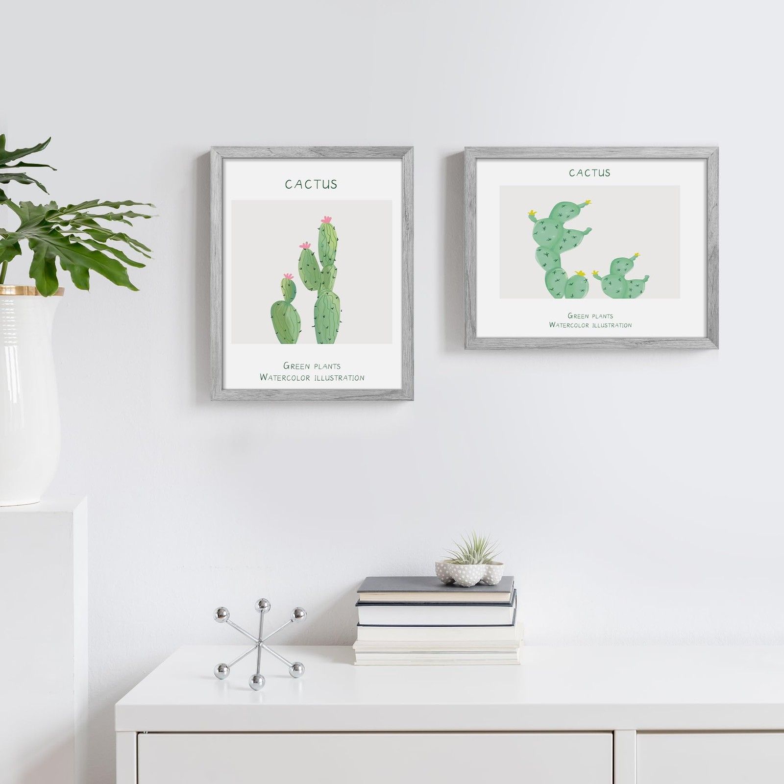 upsimples 11×14 Picture Frame, Display Pictures 8×10 with Mat or 11×14, Gray