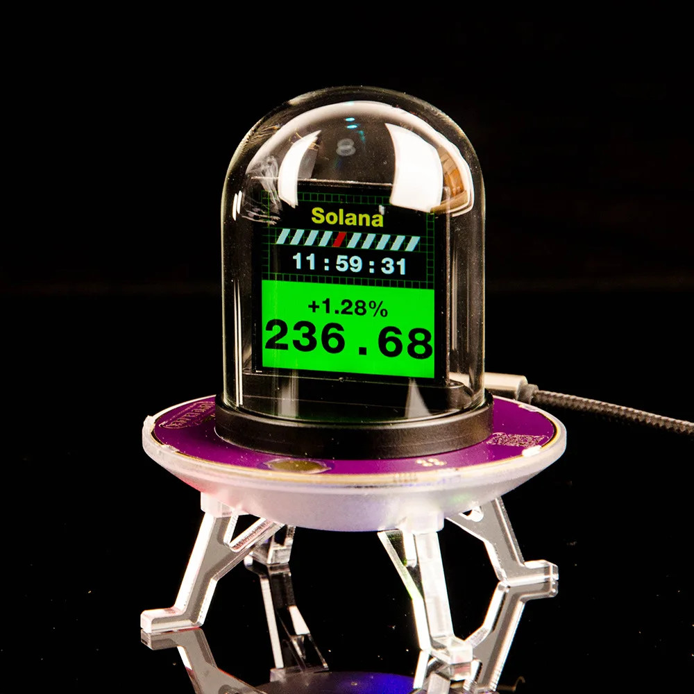 Multifunctional WIFI Weather Station Clock Creative UFO Clock Desktop Decoration