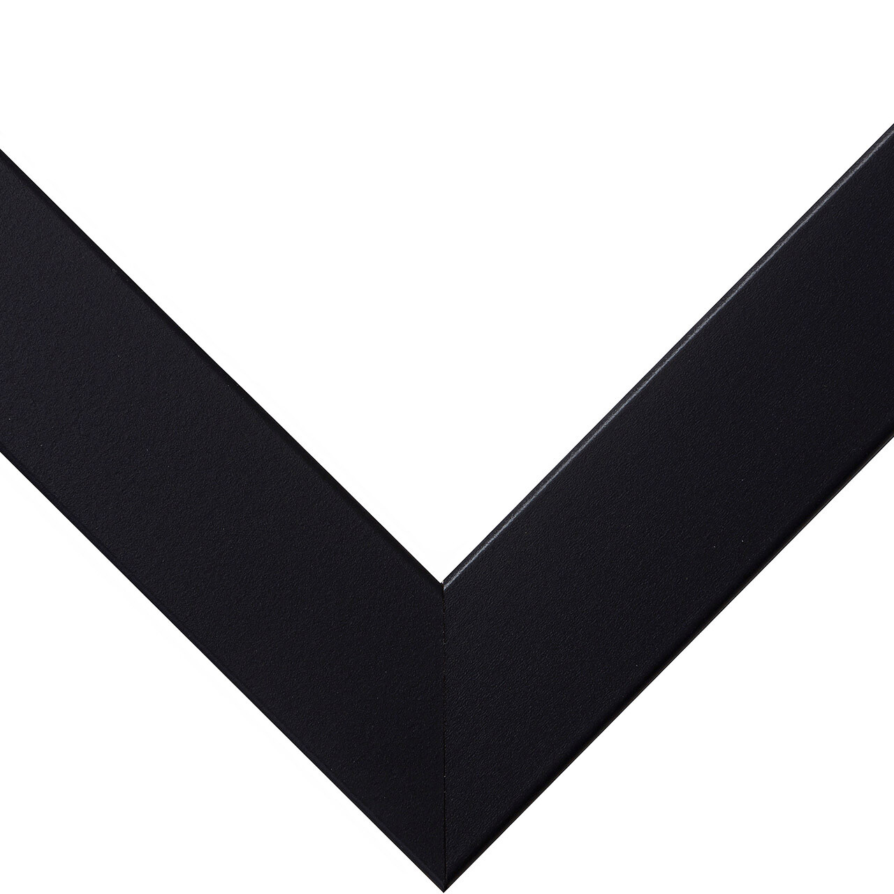 Craig Frames Essentials, 1&Prime; Wide Modern Simple Black Picture Frame With a Mat