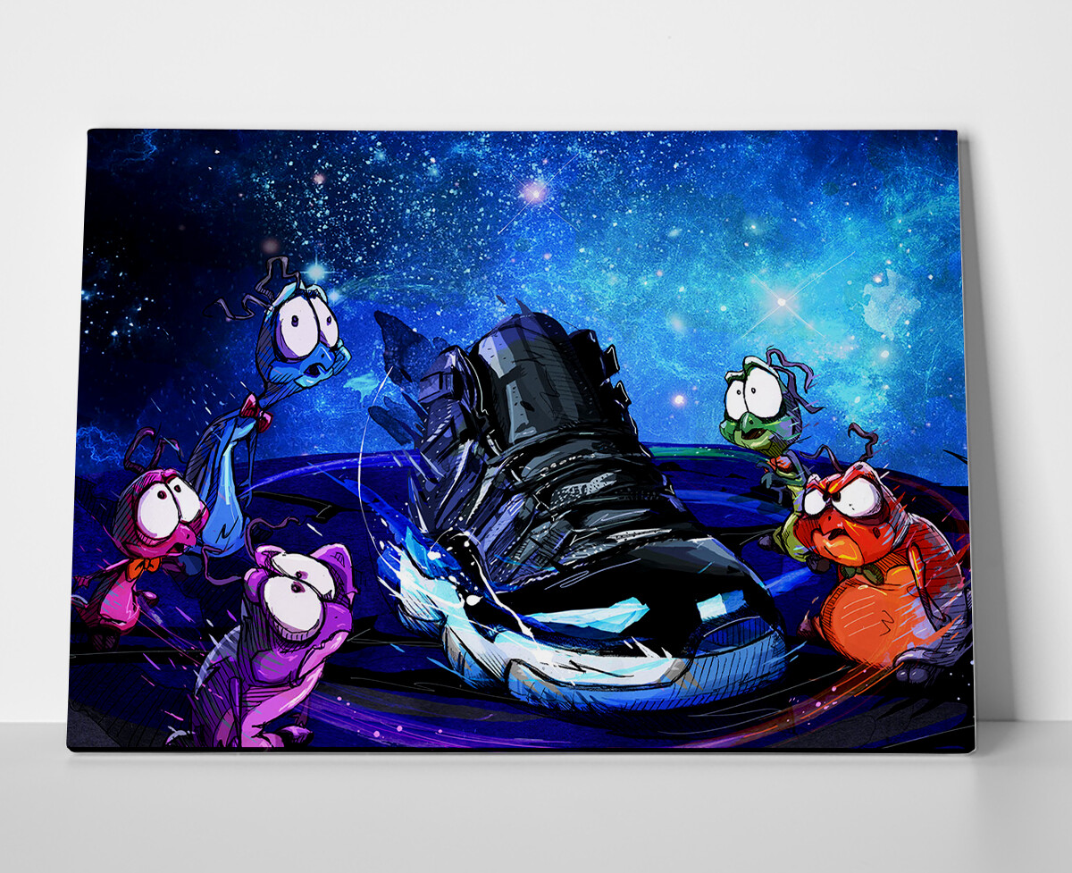 Michael Jordan Air 11 Space Poster or Canvas