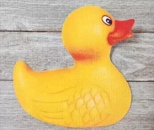 duck bathroom wall decal prepasted yellow 4 inch 1pc