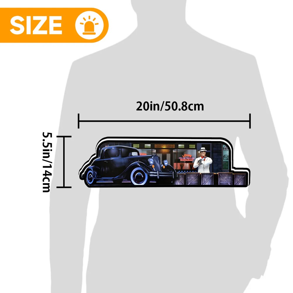 The Godfather Pinball Topper for Pinball Machine 3D Printed LED Lightbox