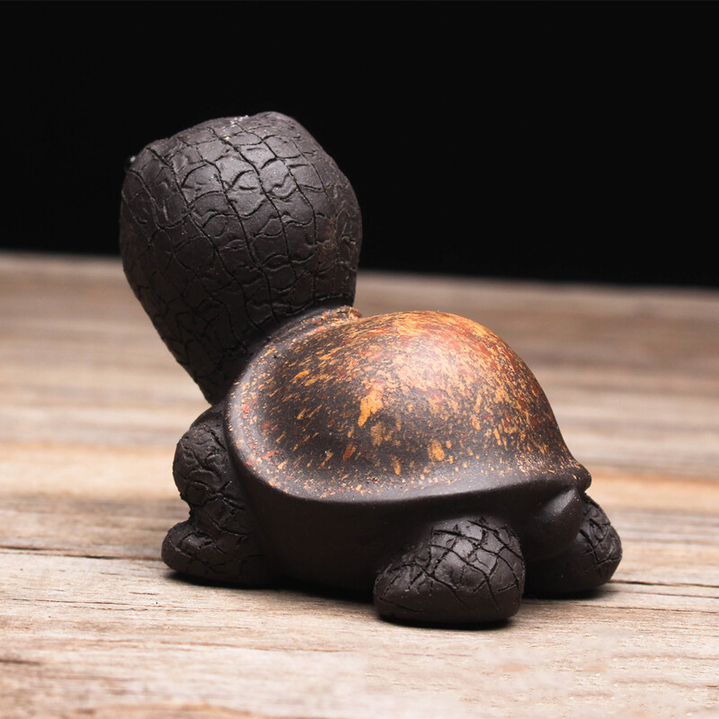 Turtle Yixing Zisha Statue Tea Pet Small Size Holder For Lid Of Pot Gaiwan China