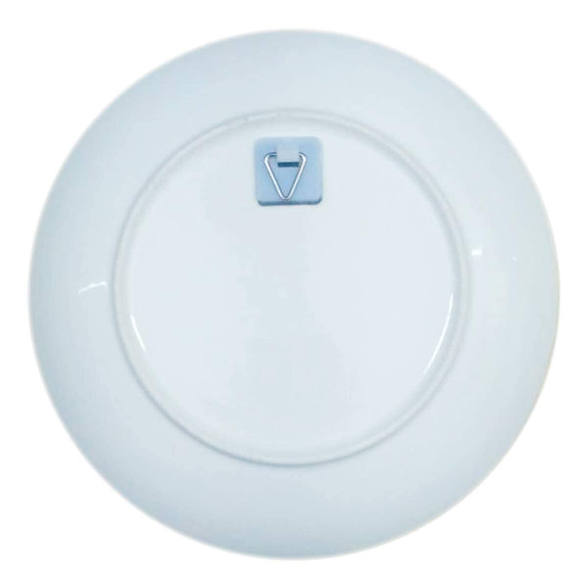 Ceramic Decorative Wall Art Plate Table Top Plate with Stand Hotel Cafe Decor