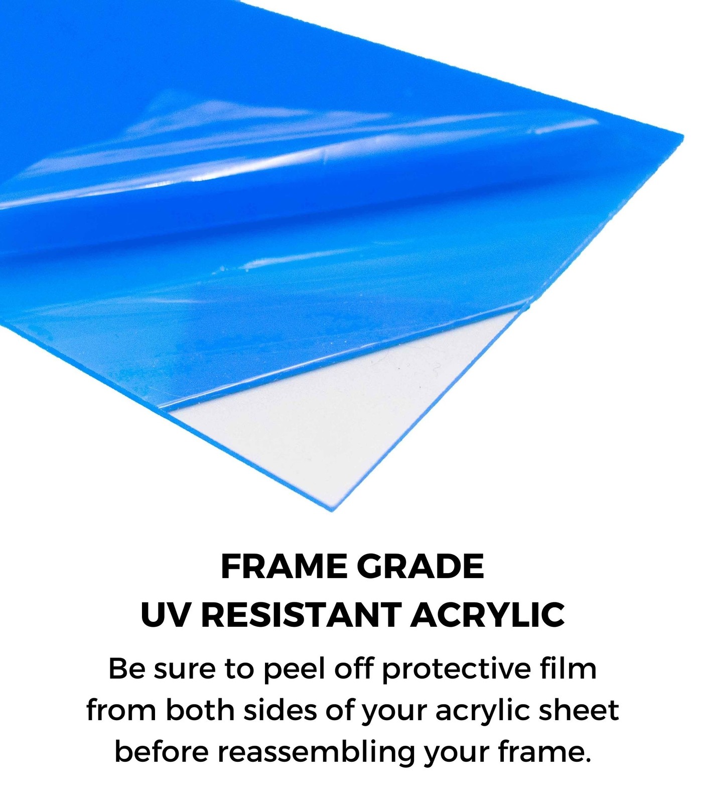 12×14 Stainless Steel Silver Wood Frame With UV Acid Free Foam Board