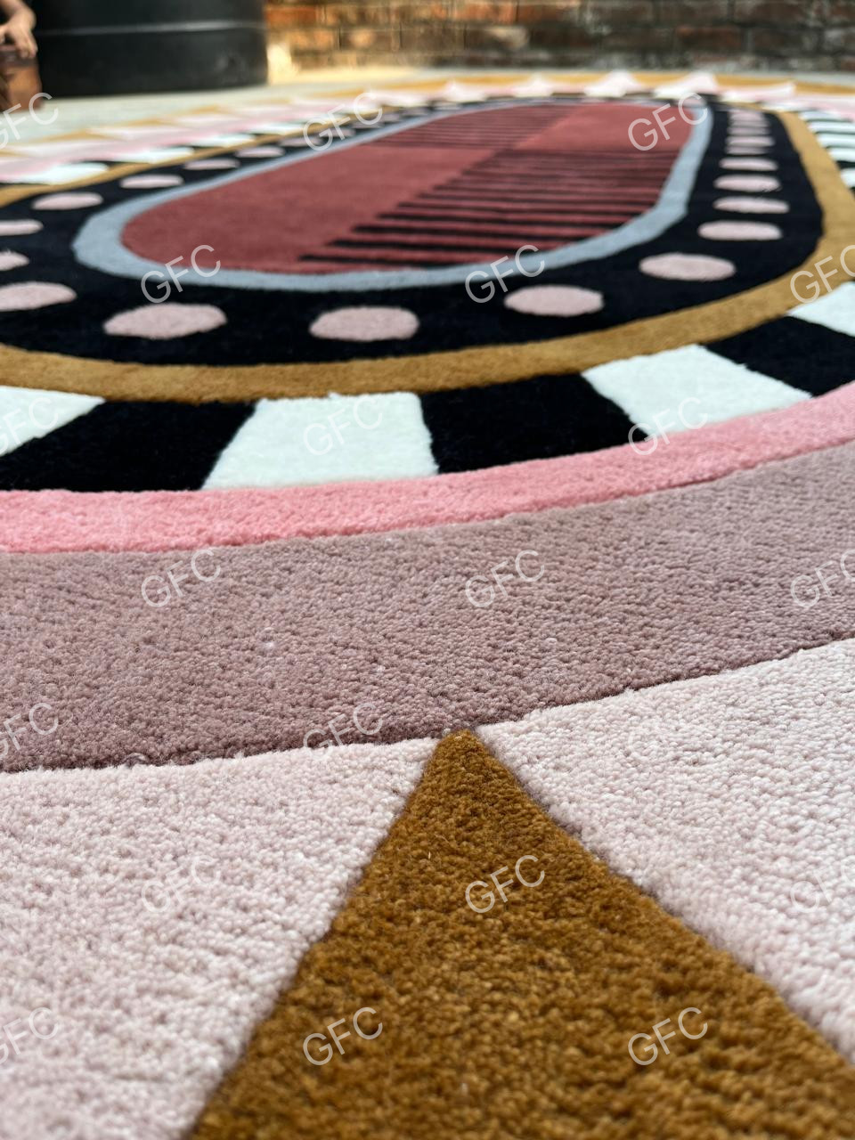 Designer Rug oval shape Greg Natale woolen Area stella diva Rug .5×8/6×9/8×10.