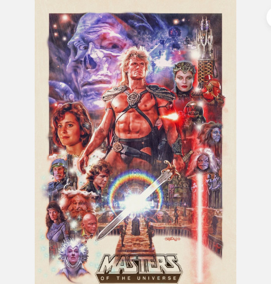1987 Masters Of The Universe Poster Print He Man Skeletor