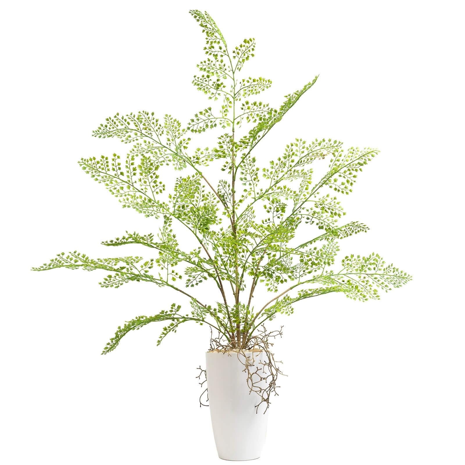 Fake Plants 38&Prime; Tall Artificial Plants Faux Plants Indoor Outdoor Tree in Whi…