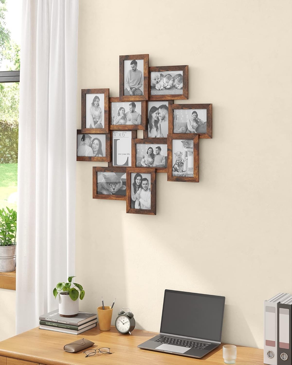 4×6 Picture Frames Collage Wall Decor 12-Pack Photo Collage Frame Multi Picture