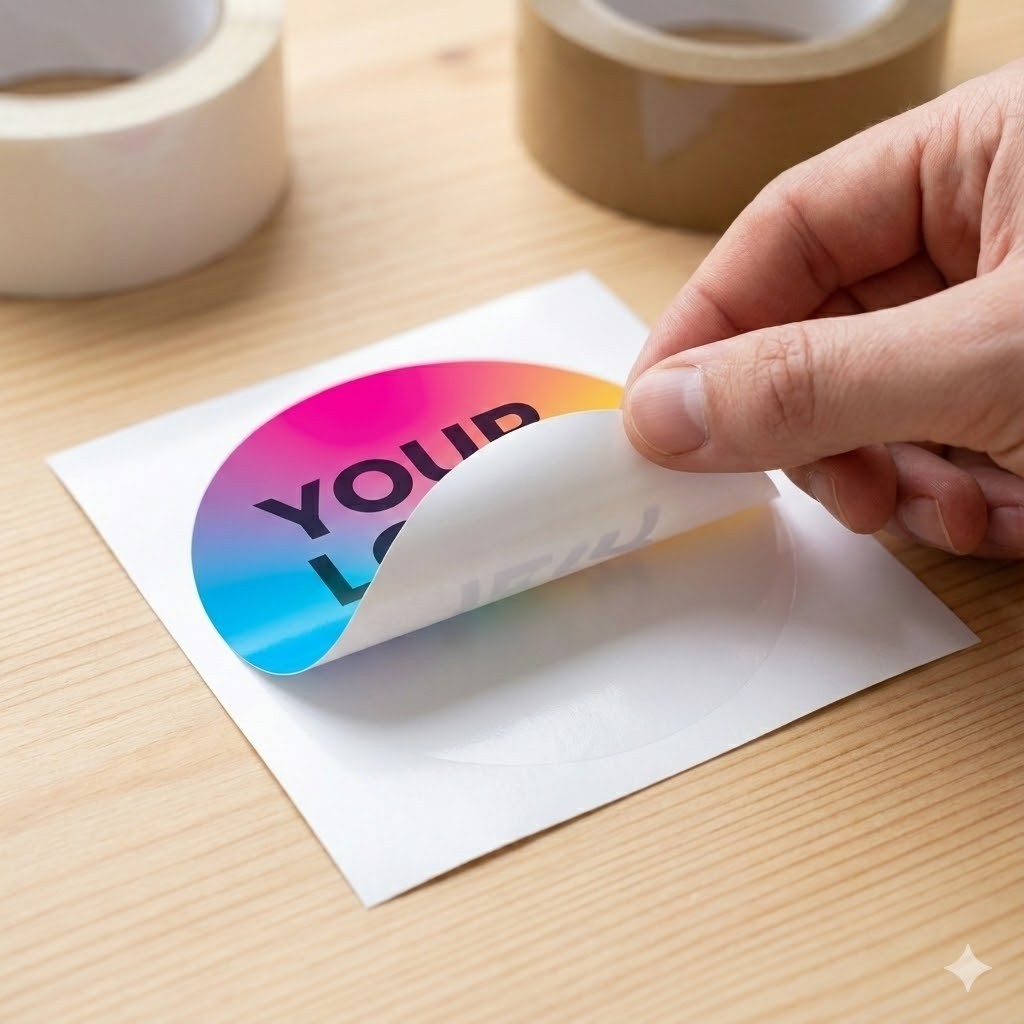 Custom Business Logo Stickers | Full Color Vinyl Waterproof 2&Prime;-20&Prime;