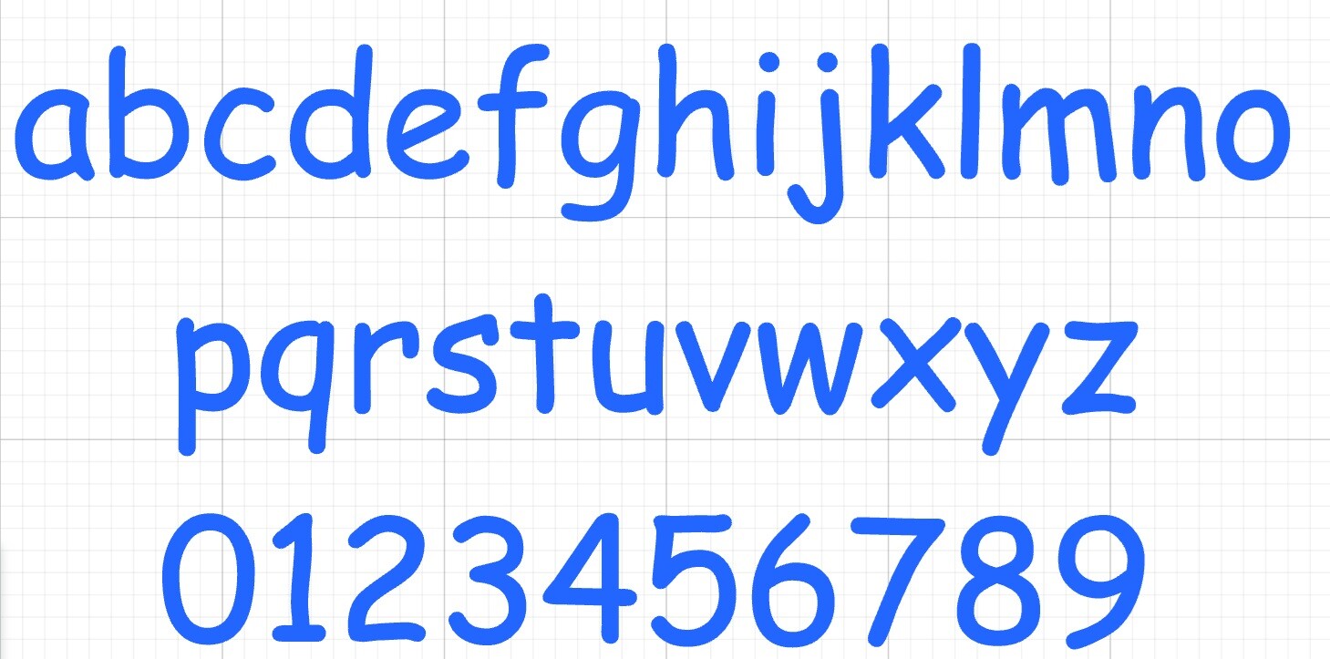 Laser Cut Unfinished Wood Letters or Numbers Comic Sans MS Font Craft Cutout