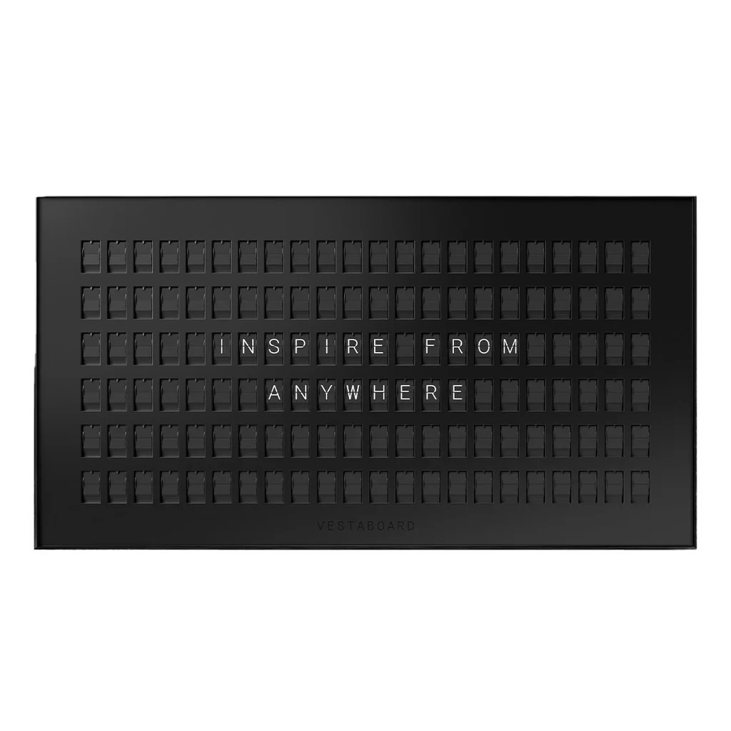 Vestaboard Smart Messaging Display Board – Black