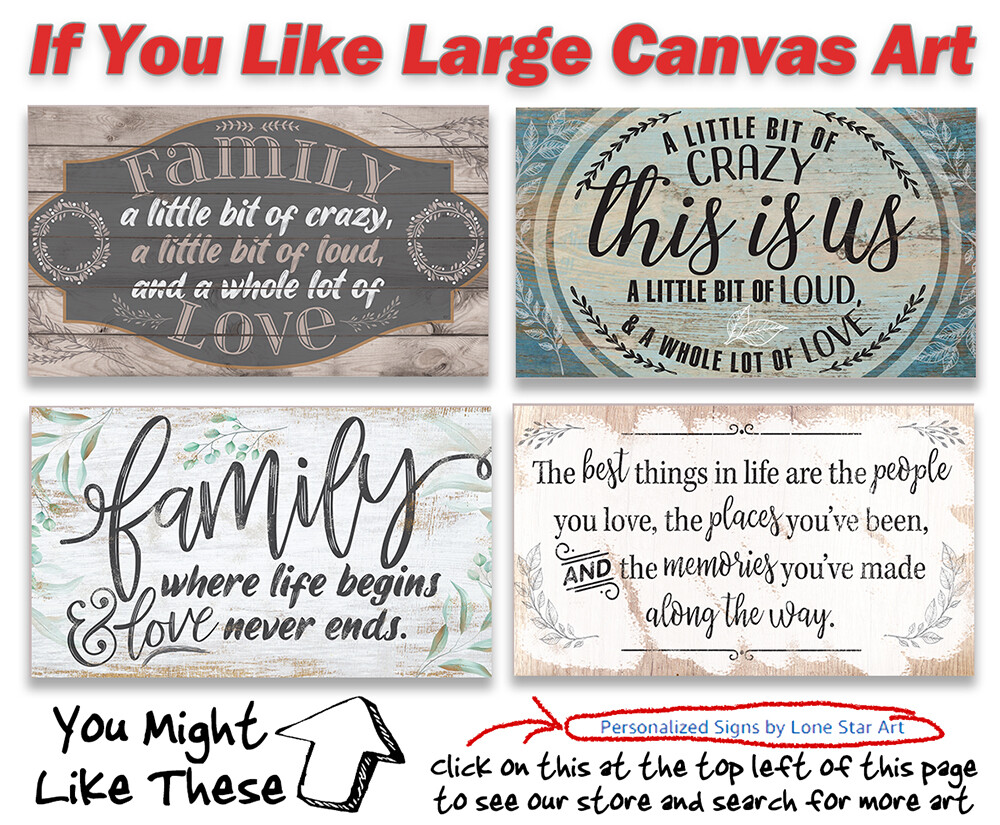 Stay Awhile – Large Canvas (Not Printed on Metal) – Stretched on a Heavy Wood