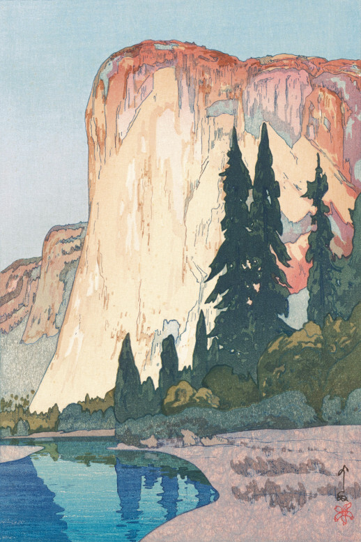 Japanese Art Print Repro « El Capitan, Yosemite » YOSHIDA HIROSHI