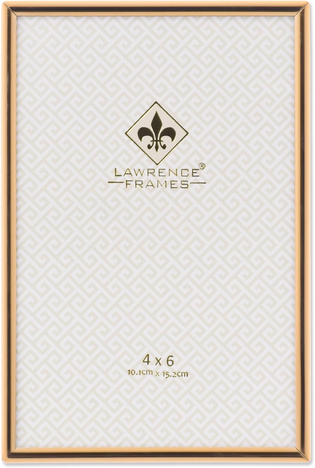 670046 4X6 Simply Gold Metal Picture Frame