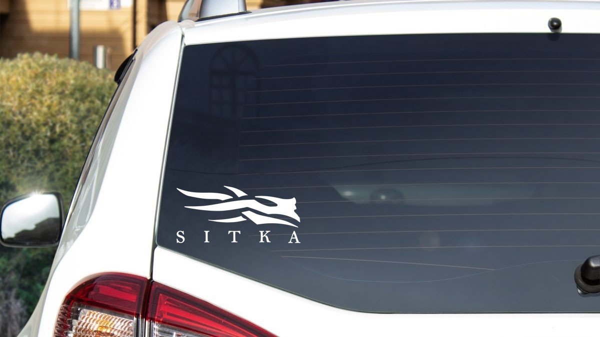 Sitka Gear Decal, Vinyl Die Cut Window Sticker, 100% Made In USA