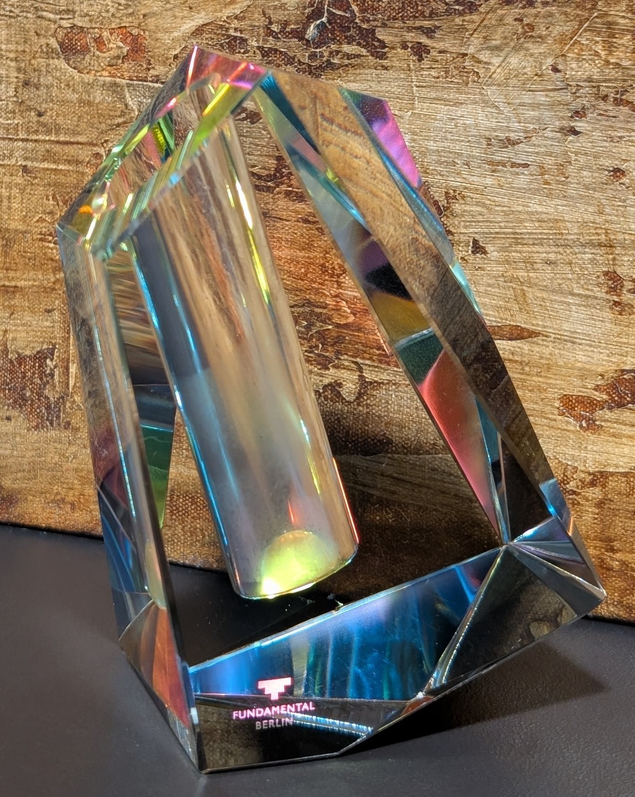 Regenbogen Irregular Vase by Fundamental Berlin–Crystal Glass – Modern Art Vase