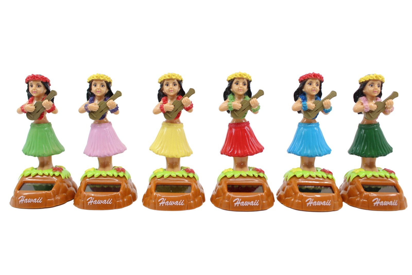 Hawaiian Solar Doll – Hula Dancer, Solar Powered, Dashboard Decor, Ukulele Girl
