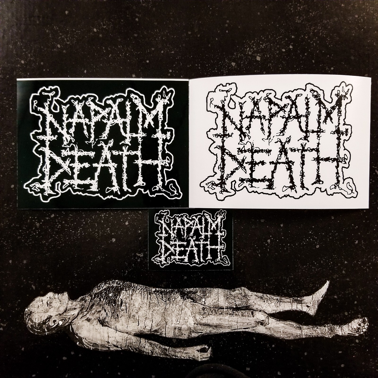 Napalm Death 5 x 4&Prime; Waterproof Vinyl Sticker Decal [💪 HQ Durability!] Grind