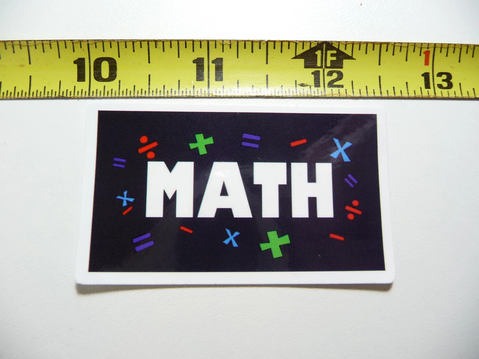 MATH ON BLACKBOARD SYMBOLS SMALL STICKER DECAL TEACHER STUDENT SCHOOL COLLEGE