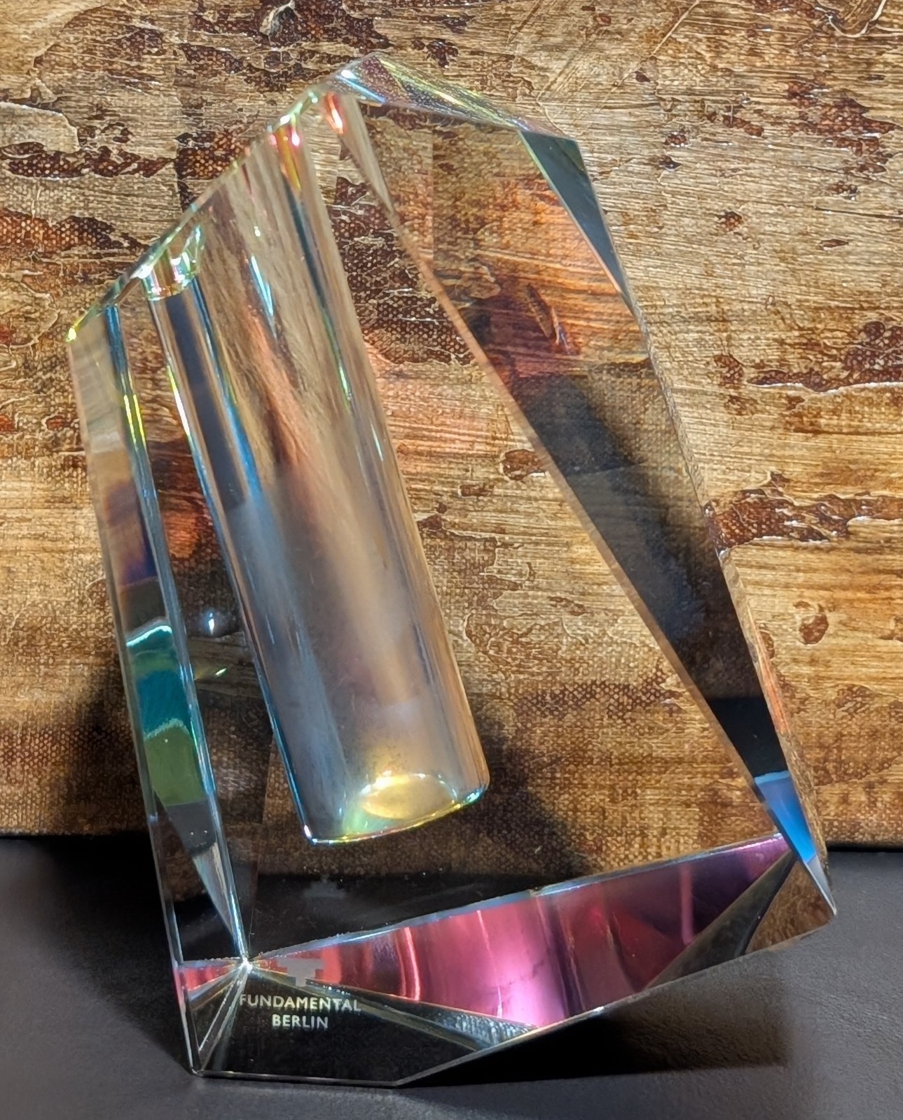 Regenbogen Irregular Vase by Fundamental Berlin–Crystal Glass – Modern Art Vase