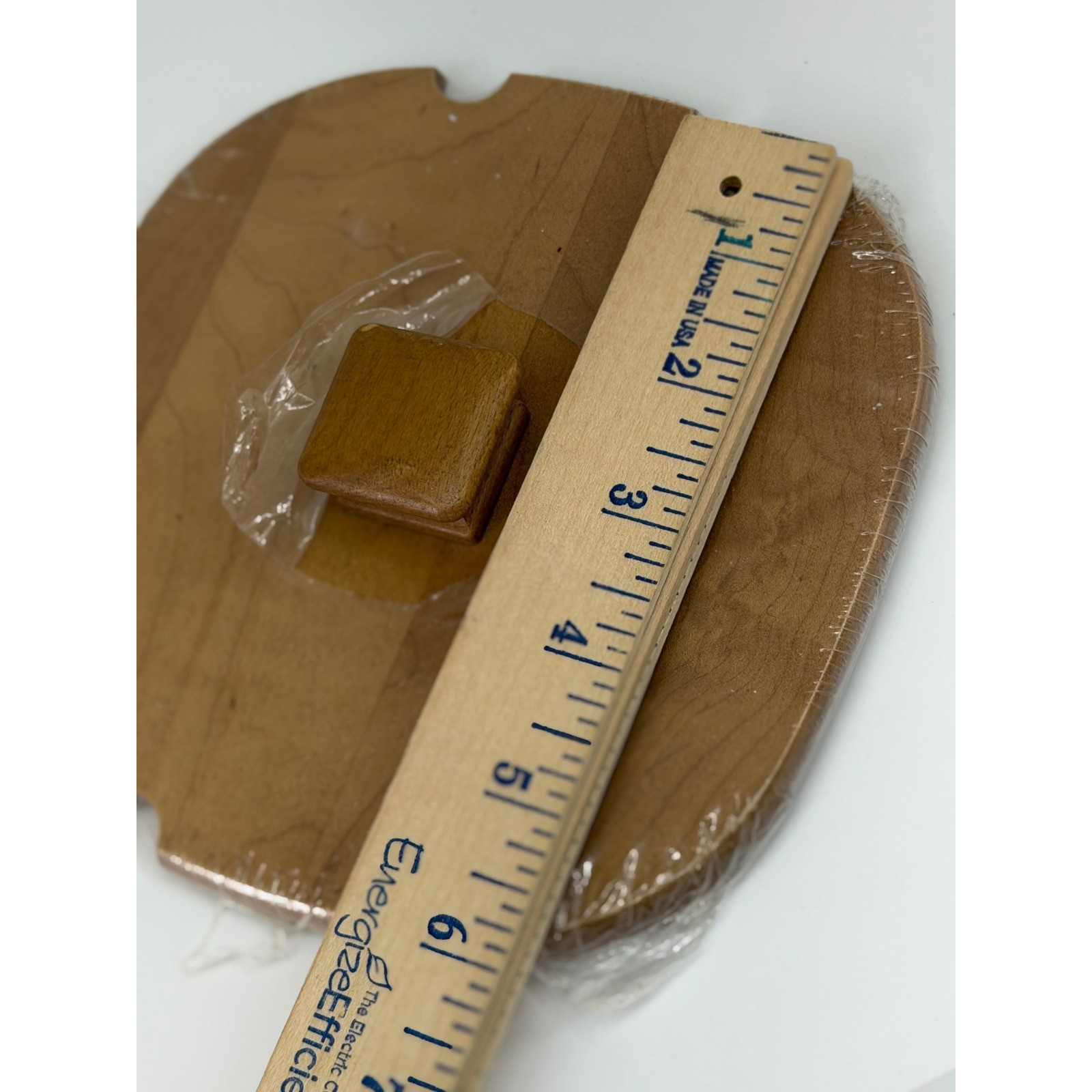 Longaberger Basket Replacement Lid Brown Woodcrafts Tinsel Hardwood Maple 50324