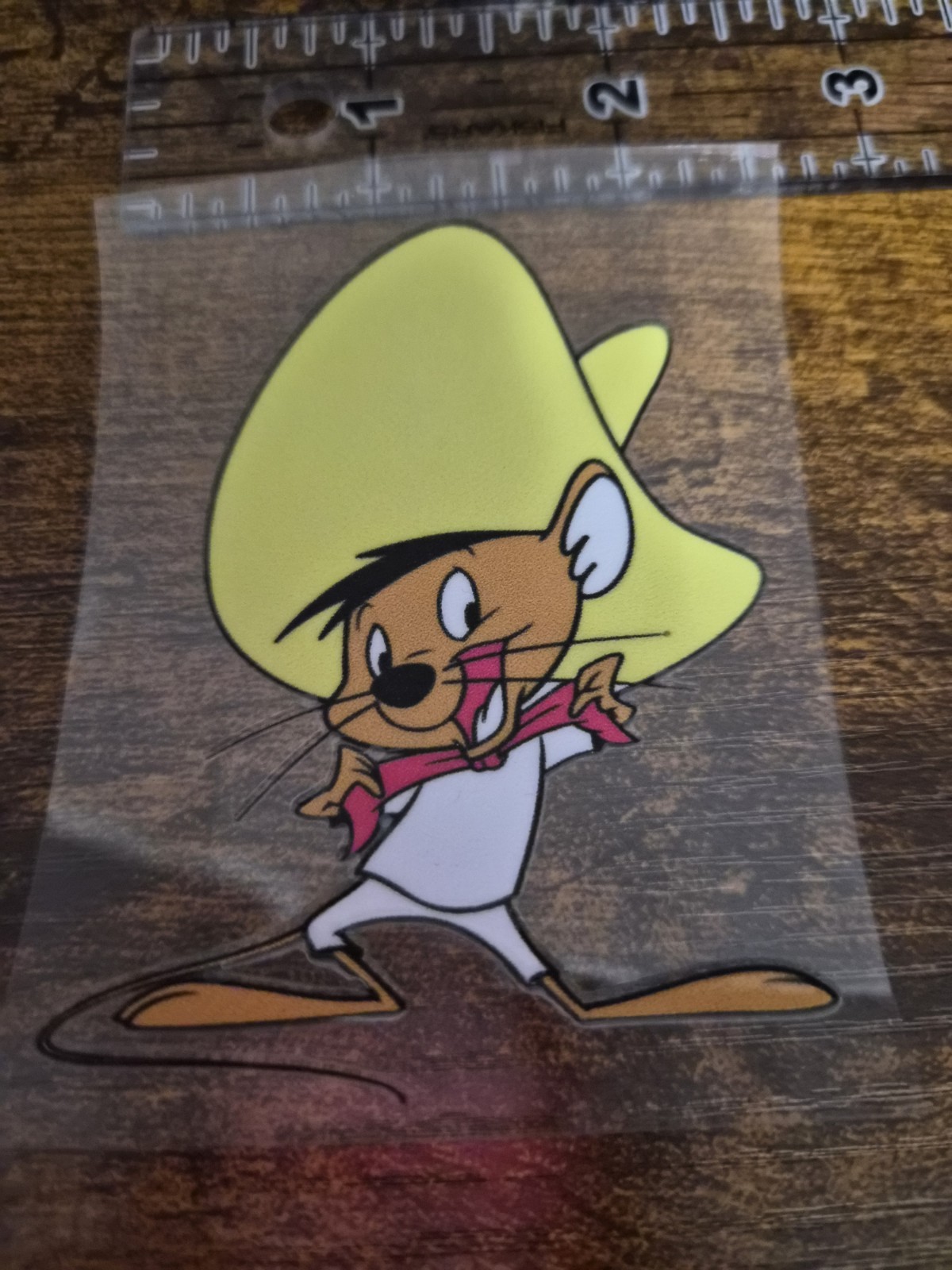 SPEEDY GONZALES High Quality UV DTF Decal Sticker waterproof USA NOT VINYL