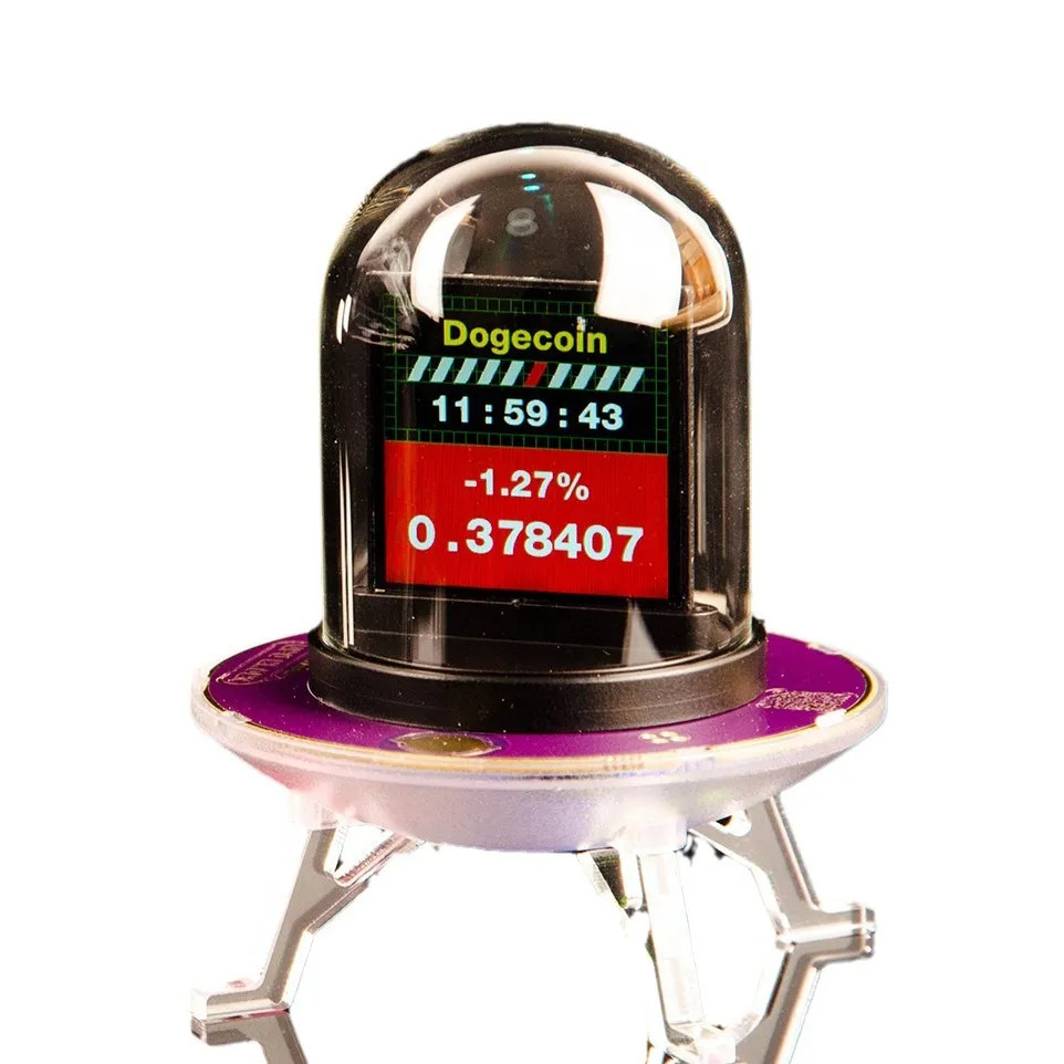 Multifunctional WIFI Weather Station Clock Creative UFO Clock Desktop Decoration