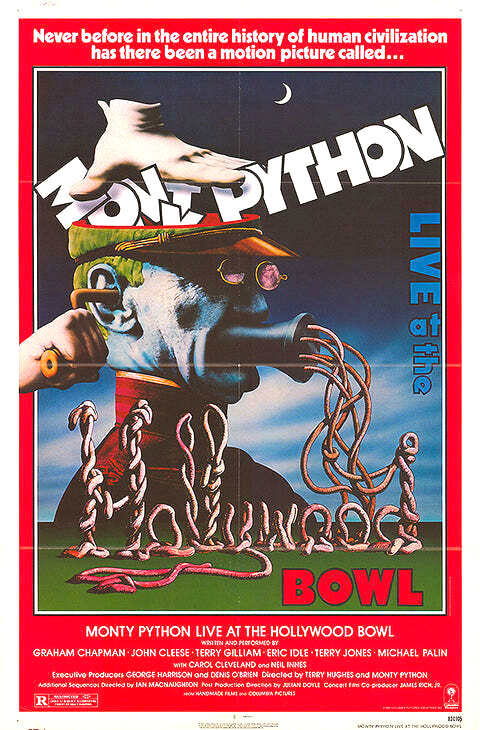 Monty Python Live at the Hollywood Bowl Movie Poster Print 17 X 12 Reproduction