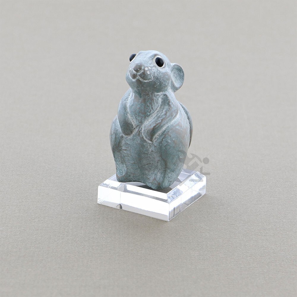 Acrylic Display Stand Block Base with Beveled Edge, 3 Pack (1/2&Prime; H x 1-1/2&Prime; W)