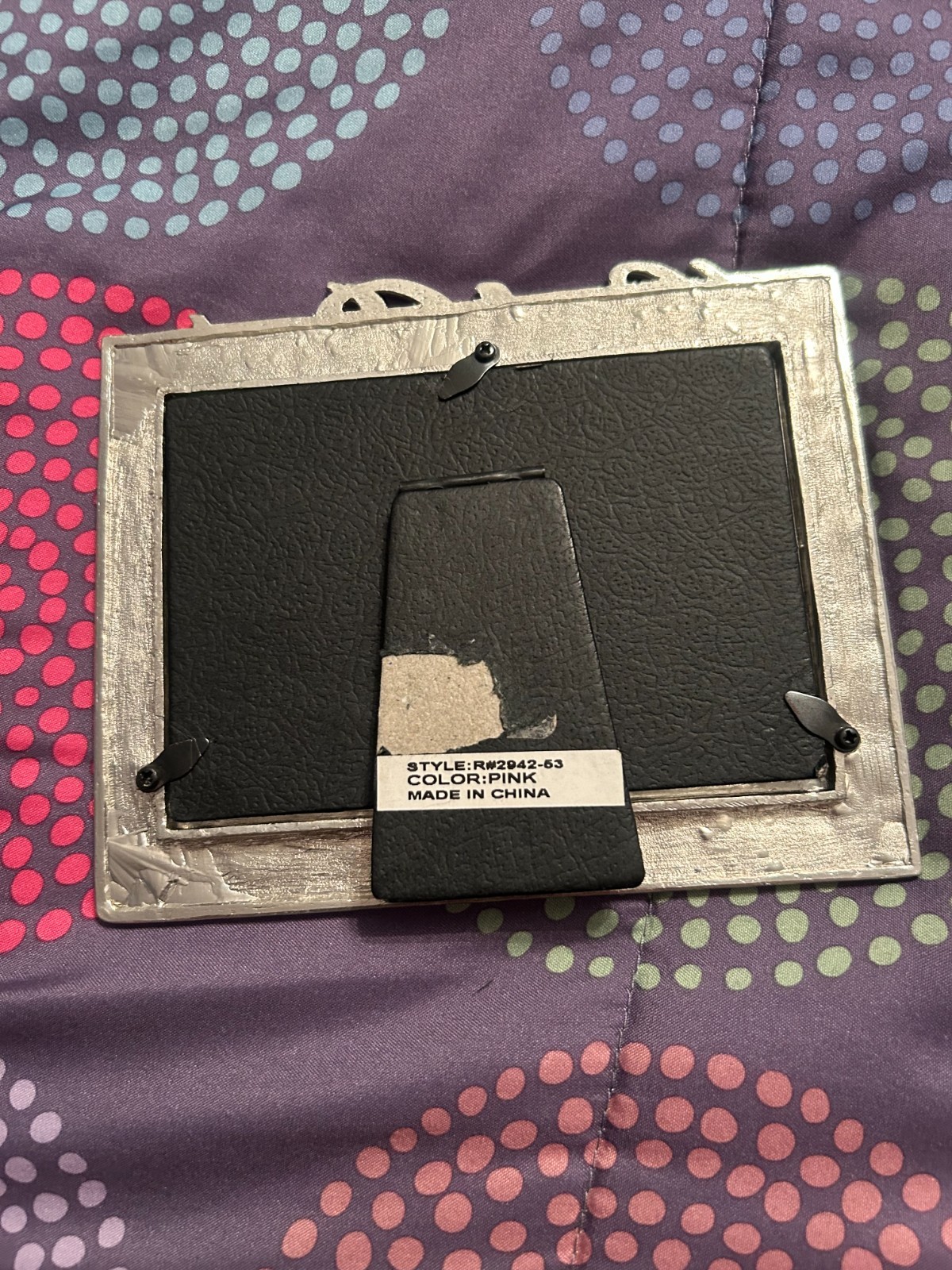 « Girls Rock » Glittery Pink Picture Frame 6 Inches X 5 Inches
