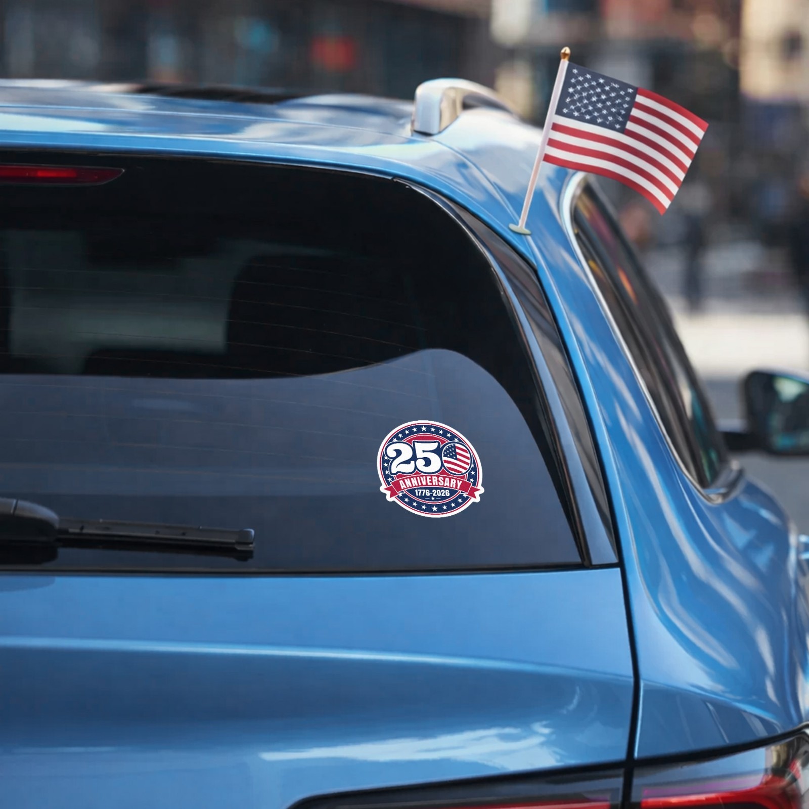 250th Anniversary Sticker, 1776–2026 America Semiquincentennial Sticker Size 3&Prime;