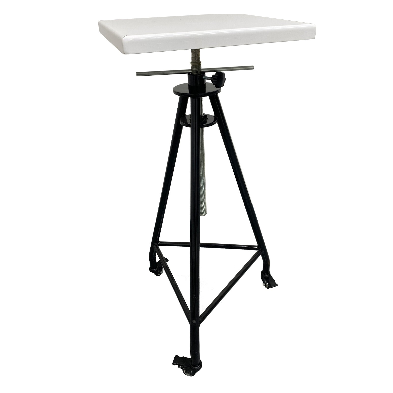 Rotatable Sculpture Table Working Lifting Table Turntable Display Stand 35-45in