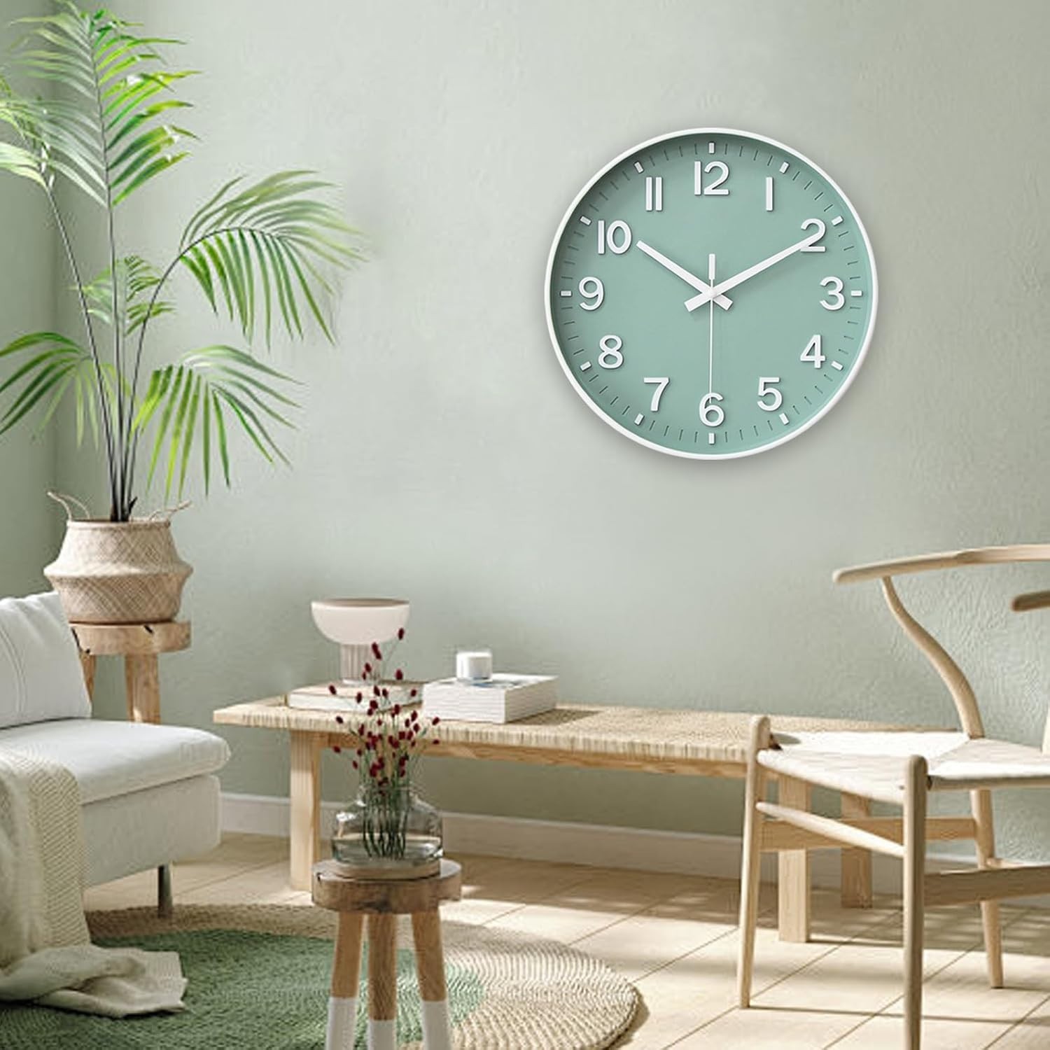 Wall Clocks Battery Operated,Wall Clock,8 inch Wall Clock Silent Non Tick