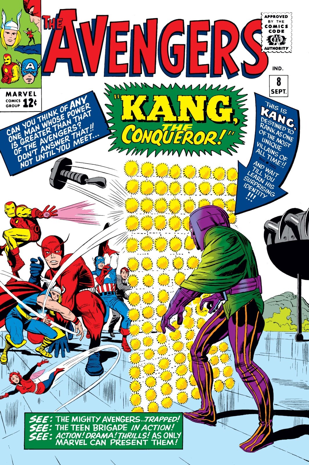 THE AVENGERS #8 COMIC BOOK COVER 11&Prime;x17&Prime; POSTER PRINT