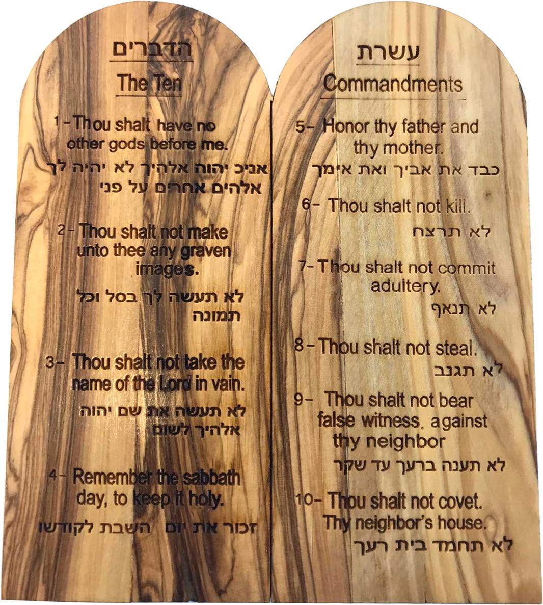 Ten (10) Commandments Tablets or Decalogue Given to Moses on Mount Horeb 6 In